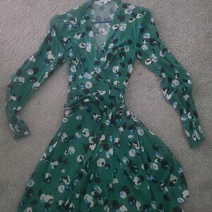 Maternity Seraphine Midi Wrap Dress